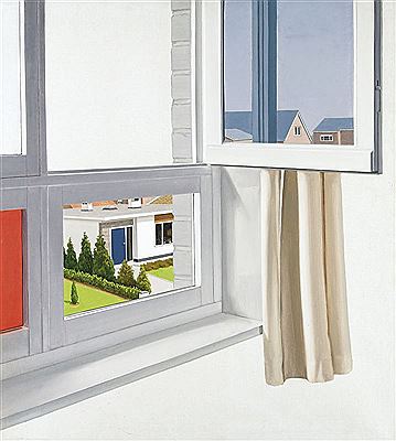 Een hedendaags landschapje (28 maart 1973) (Petit paysage contemporain)