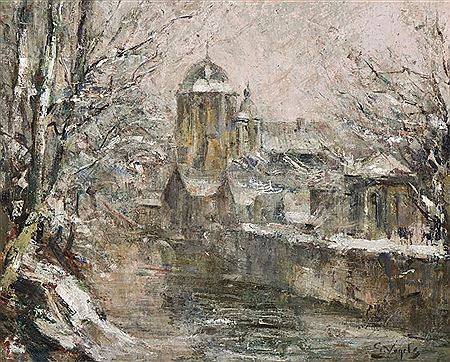 Vue de l'église O.L.V. Van Hanswijk à Malines