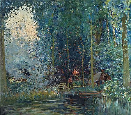 Coucher de soleil après l'orage (1937)