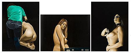 Femme nue - Homme et femme - Femme nue et valise