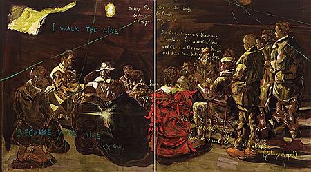 Meeting of the dragoons (2007)-diptych