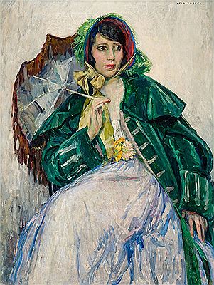 Élégante au parasol (Musette)