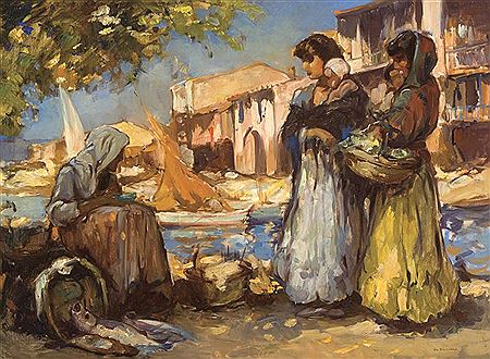 Sample artwork by Charles Bisschops (1894 - 1975), known for landscape painting, illustrations, graphics - View similar artists and auction records