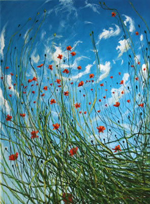 Poppies" by Mark (Rasher) Kavanagh - Auction record, sale price, and art valuation. Compare with similar artists and explore comparable artworks.