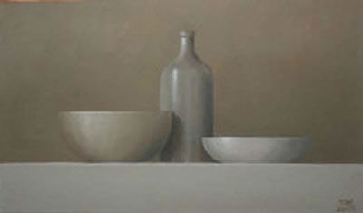 "Still Life with Grey Cloth"