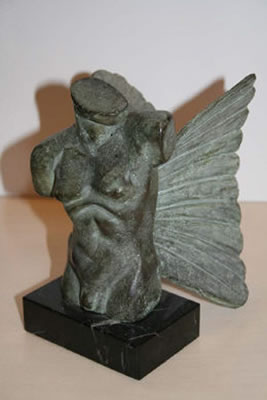 "Icarus" by Cythnia Moran - Auction record, sale price, and art valuation. Compare with similar artists and explore comparable artworks.