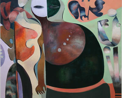 Sample artwork by Larry Burke, known for painting - View similar artists and auction records