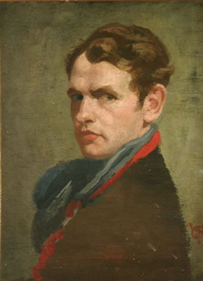 Portrait of James Sinton Sleator: Self-portrait