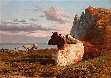 CATTLE ON THE HILL, HOWTH, CO DUBLIN
