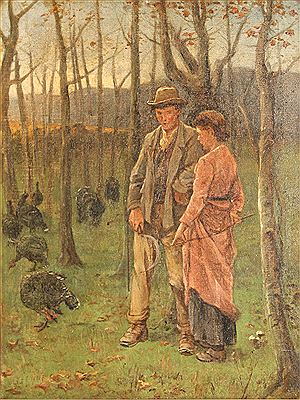 FIGURES IN A WOOD