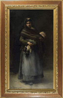 BOHEMIENNE ET SON ENFANT