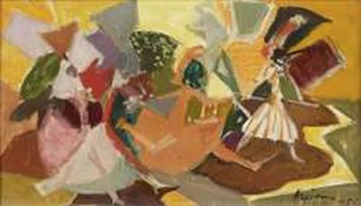 Sample artwork by Jean Aujame (1905 - 1965), known for painting - View similar artists and auction records