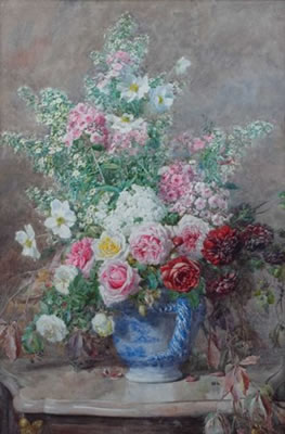 GRANDE COMPOSITION FLORALE DANS UNE JARDINIERE by François Rivoire - Auction record, sale price, and art valuation. Compare with similar artists and explore comparable artworks.