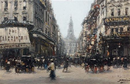 LA RUE DE LA CHAUSSEE D'ANTIN.