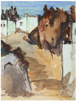 AZEL HOUAZE by Georges Le Poitevin - Auction record, sale price, and art valuation. Compare with similar artists and explore comparable artworks.