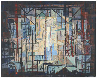 Sample artwork by Abdellah Sadouk (Born 1950), known for painting - View similar artists and auction records