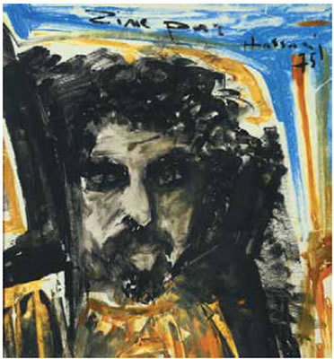 PORTRAIT DE ZINE by Saad Hassani - Auction record, sale price, and art valuation. Compare with similar artists and explore comparable artworks.