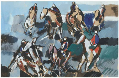 Sample artwork by Andre Elbaz (Born 1934), known for painting - View similar artists and auction records