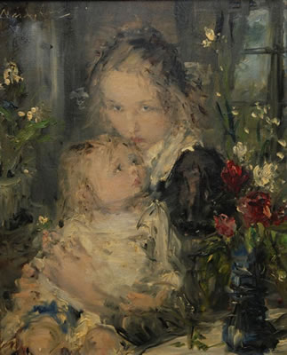 Woman and child