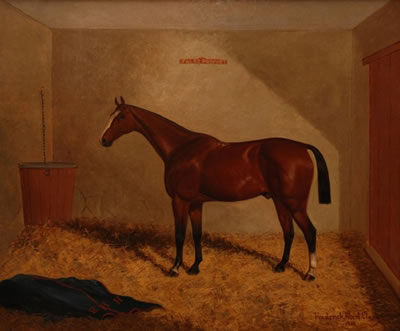 A horse (False Prophet?) in his stable
