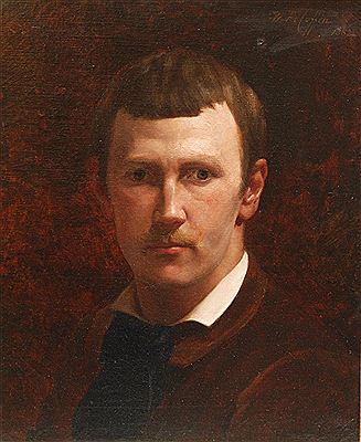 Portrait of William Anderson Coffin: Depicting a self portrait of Coffin