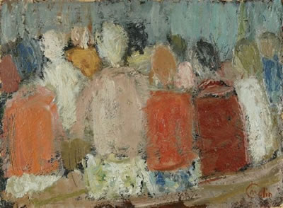 Personnages assis, 1961