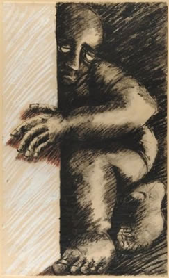 Personnage agenouillée, 1999