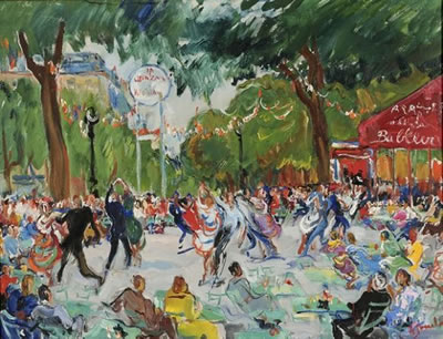 Le 14 juillet à Montparnasse, le bal Bullier