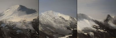 Montagnes enneigées, Polyptique (4 éléments)