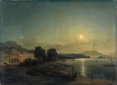 Golfe de Naples au clair de lune