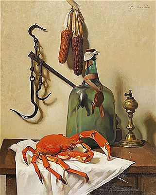 Nature morte au crabe et à la bouteille by René Chancrin - Auction record, sale price, and art valuation. Compare with similar artists and explore comparable artworks.