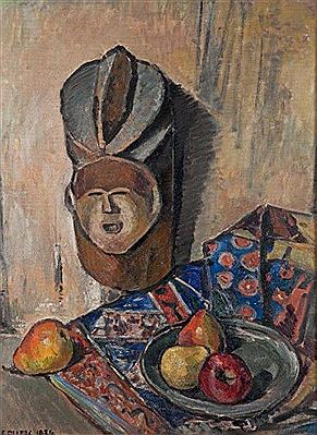 Nature morte au masque Punu, 1924