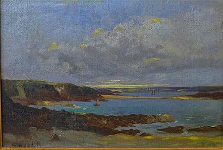 "Côte rocheuse en Bretagne"