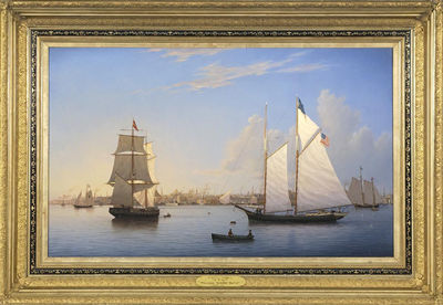 Boston Harbor at Sunset