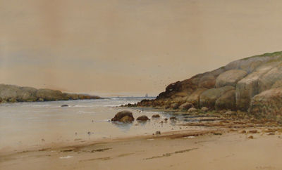 Sample artwork by Samuel Chaffee (1850 - 1913), known for landscape, coastal view painting - View similar artists and auction records