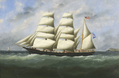 The American bark, "J.E. Chase"