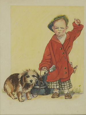 Sample artwork by Bertha Boyd (early 20th century), known for illustrations - View similar artists and auction records