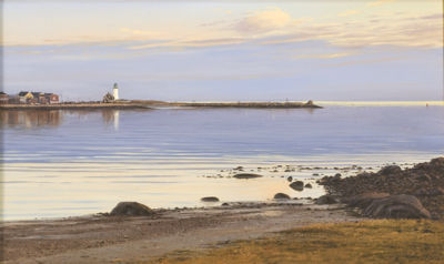 Twilight Calm with Scituate Light