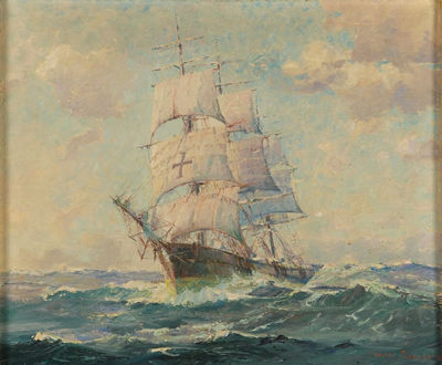 THE FAMOUS SHIP DREADNOUGHT by Lars Thorsen - Auction record, sale price, and art valuation. Compare with similar artists and explore comparable artworks.