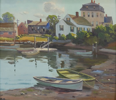 Edge of Cove, Pawtuxet by Charles Gordon Harris - Auction record, sale price, and art valuation. Compare with similar artists and explore comparable artworks.
