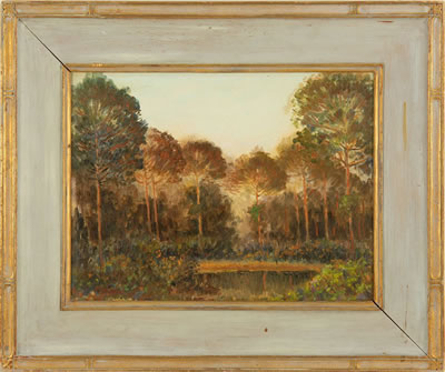 Florida landscape, possibly St. Augustine