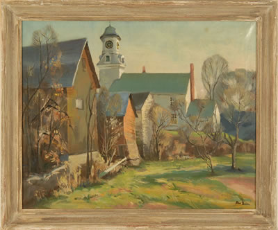 THE CLOCK TOWER by Alice Marion Sutton Bacon - Auction record, sale price, and art valuation. Compare with similar artists and explore comparable artworks.