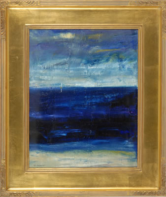 SAILING NORTH, CAPE COD BAY by Robert J (Bob) Anderson - Auction record, sale price, and art valuation. Compare with similar artists and explore comparable artworks.
