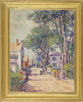 Sample artwork by Lillian Burk Meeser (1864 - 1942), known for portrait, floral, genre, landscape painting - View similar artists and auction records