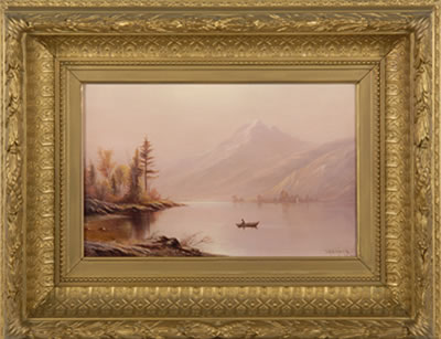 Lake and Mountain in Autumn