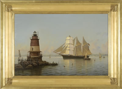 Becalmed off Latimer's Reef