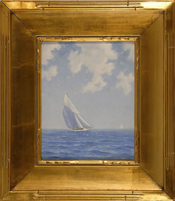 Yacht racing. by Fred Hamilton Daniels - Auction record, sale price, and art valuation. Compare with similar artists and explore comparable artworks.