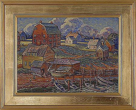 "Old Castine" (Maine). by William Bradford Green - Auction record, sale price, and art valuation. Compare with similar artists and explore comparable artworks.