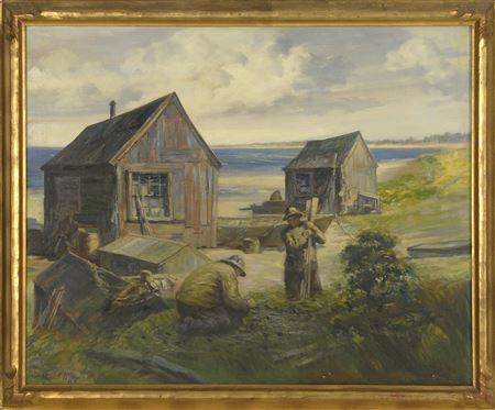Preparing for a day of fishing