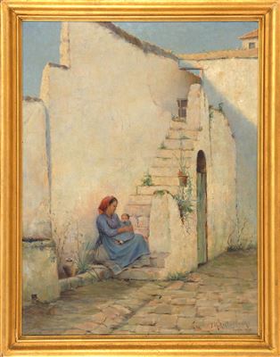 Corner in a Spanish Patio
